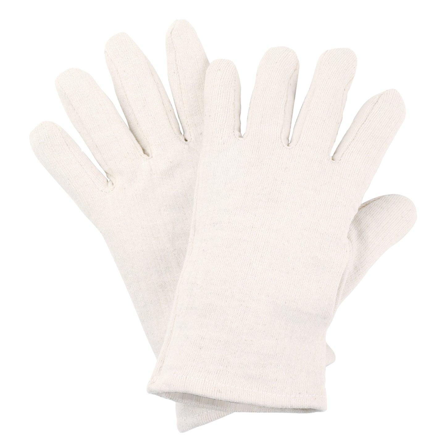 Gants en jersey de coton NITRAS, jersey de coton naturel | Paquet (12 paires)