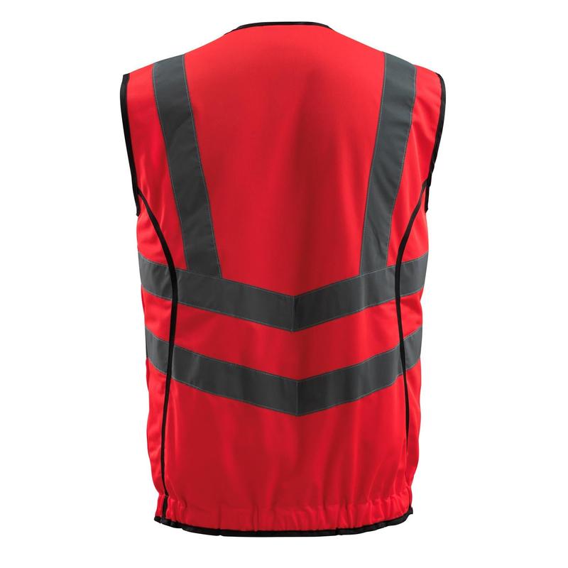 Gilet de circulation MASCOT® Wingate, rouge haute visibilité