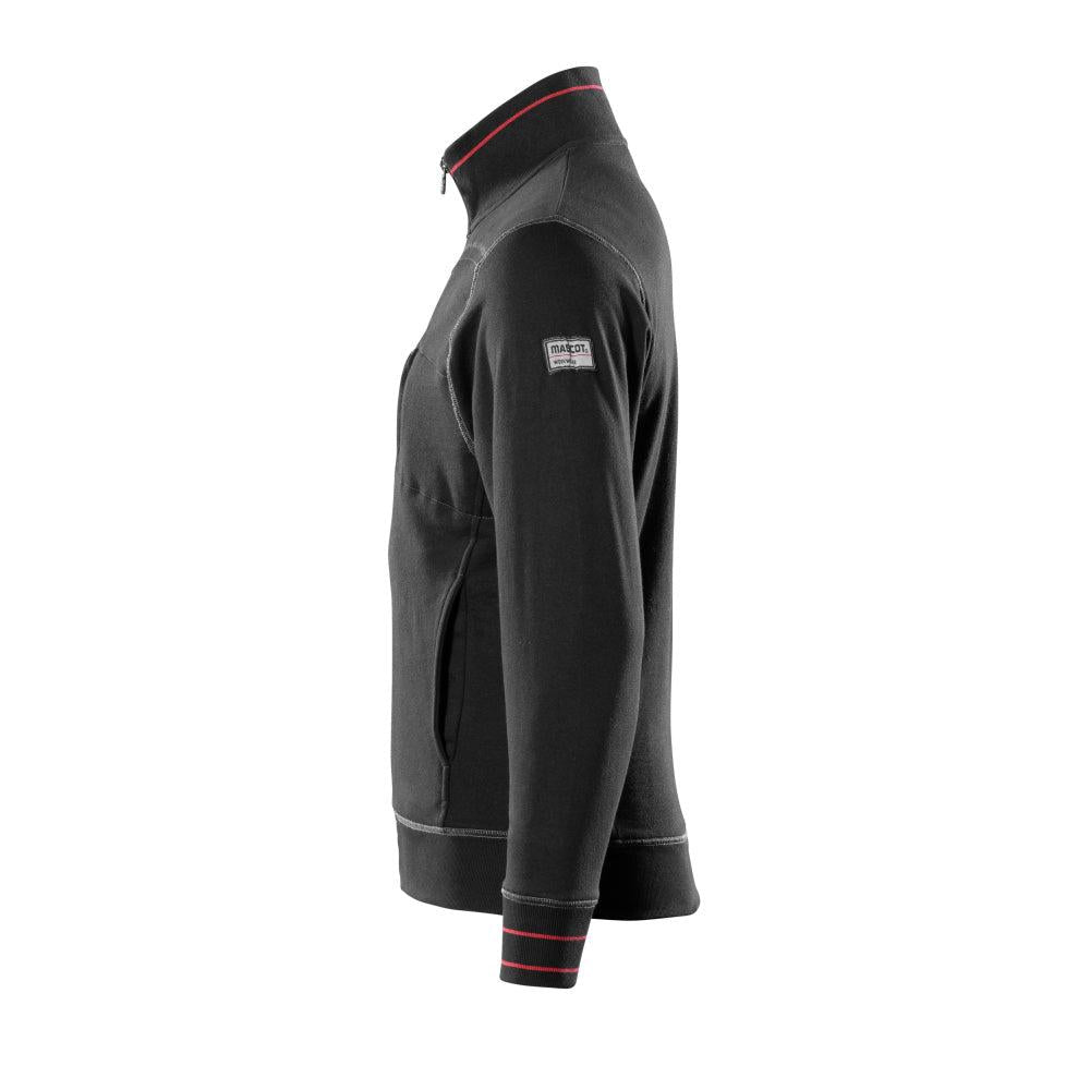 MASCOT® Chania sweat-shirt avec fermeture éclair, noir
