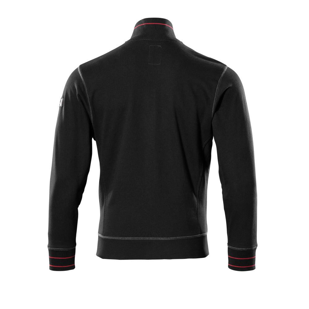 MASCOT® Chania sweat-shirt avec fermeture éclair, noir