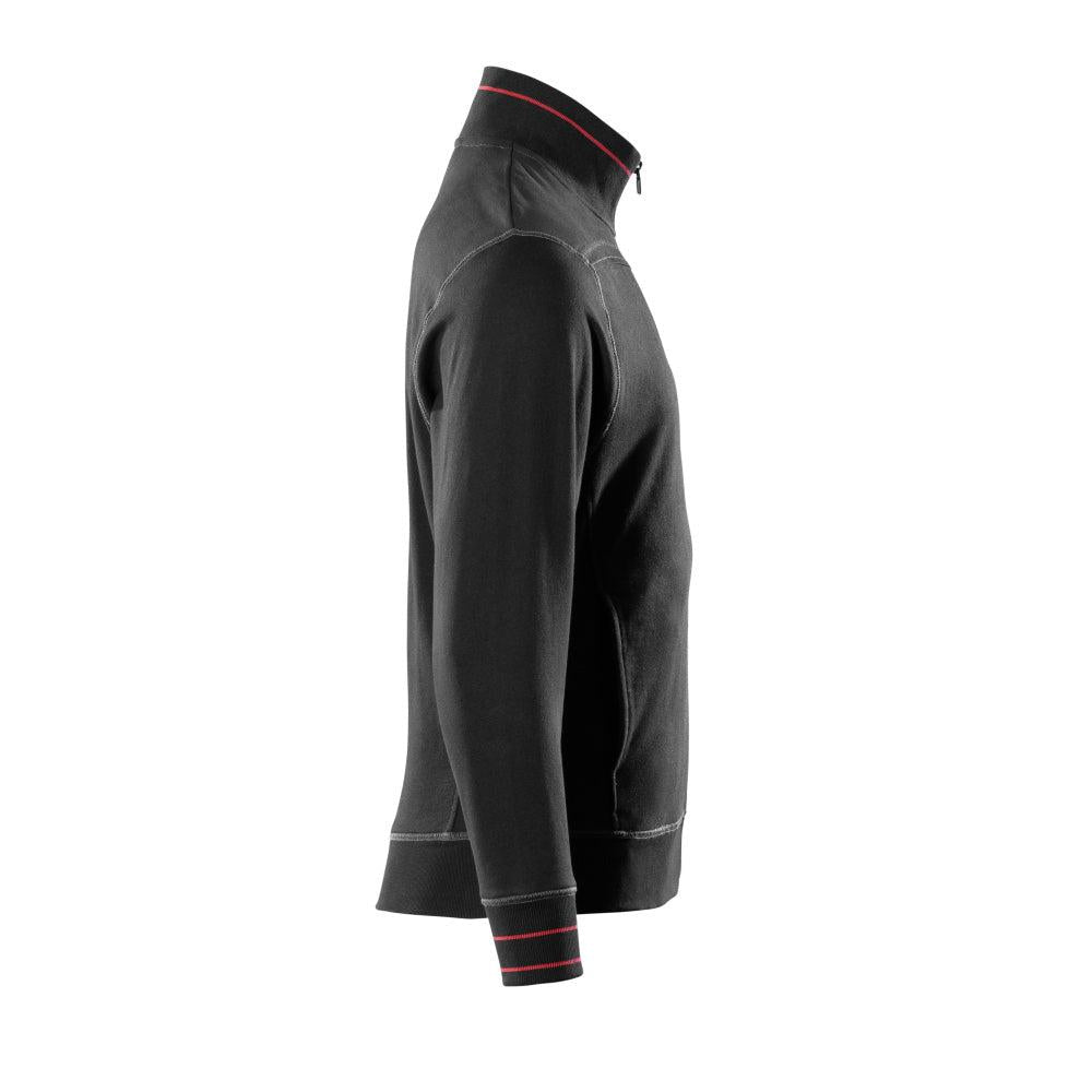 MASCOT® Chania sweat-shirt avec fermeture éclair, noir