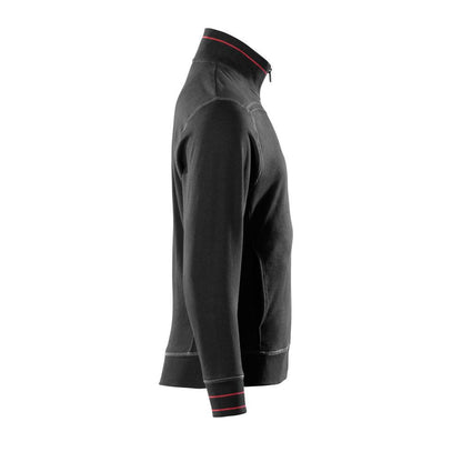 MASCOT® Chania sweat-shirt avec fermeture éclair, noir