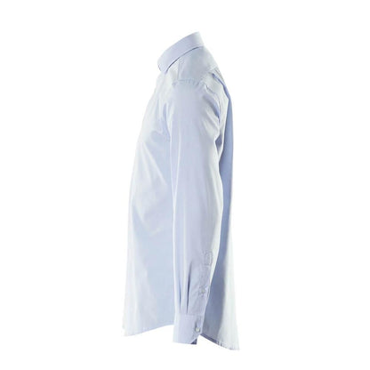 Chemise en popeline, coupe moderne, bleu clair