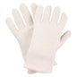 Gants en jersey de coton NITRAS, jersey de coton naturel | Paquet (12 paires)