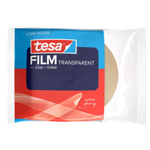 tesafilm TRANSPARENT, en emballage Flowpack, 33 m x 15 mm