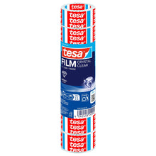 tesafilm CRYSTAL CLEAR, transparent, d'une clarté cristalline, 10 m x 19 mm