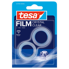 tesafilm CRYSTAL CLEAR, transparent, d'une clarté cristalline, en blister, 10 m x 19 mm