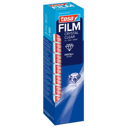 tesafilm CRYSTAL CLEAR, transparent, 10 m x 15 mm, Art.-Nr. 58244-00000-01