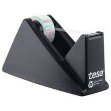 Dérouleur de table tesa DESK DISPENSER ECONOMY RECYCLED avec ruban adhésif tesafilm CRYSTAL RECYCLED, transparent