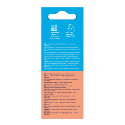 tesa GLUE ROLLER Permanent Disposable, 8,5 m x 8,4 mm, transparent, in Hängefaltschachtel