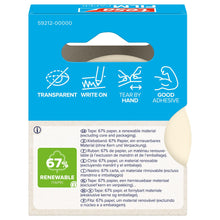 tesafilm PAPER, transparent, dans une boîte pliante suspendue, 33 m x 19 mm