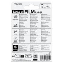 tesafilm PAPER, transparent, en blister, 33 m x 19 mm