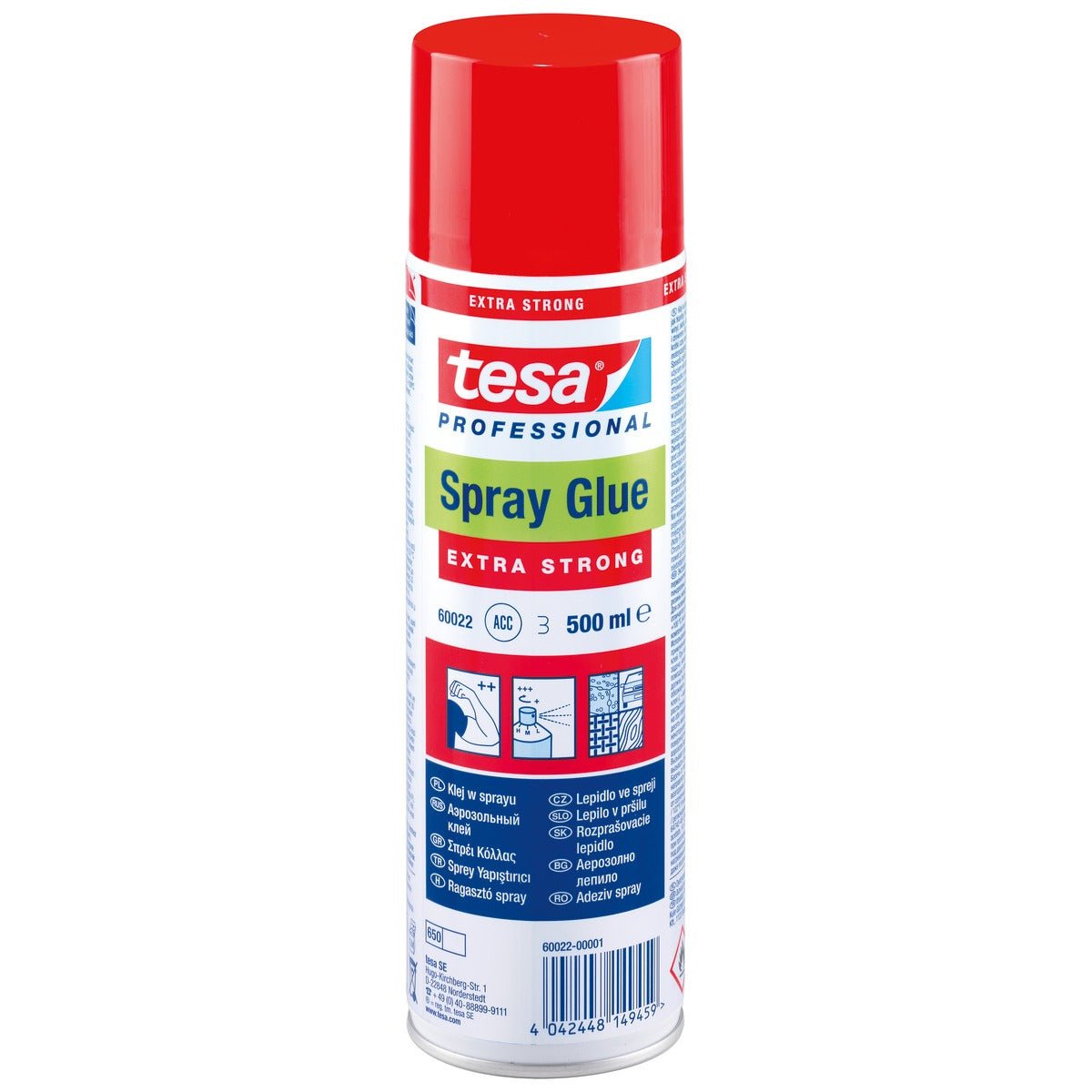Colle en spray tesa EXTRA STARK, 500 ml