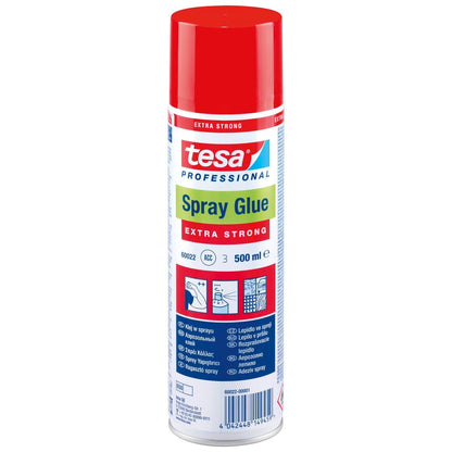 Colle en spray tesa EXTRA STARK, 500 ml