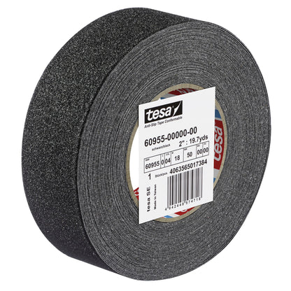 tesa 60955 Anti-Rutschband extrem flexibel, 18 m x 50 mm schwarz
