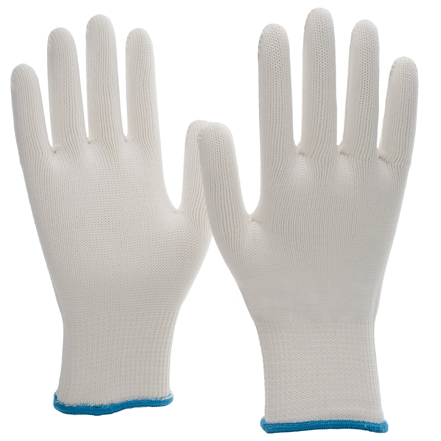 Gants tricotés NITRAS, blancs