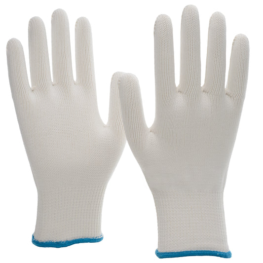 Gants tricotés NITRAS, blancs