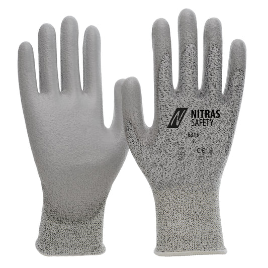 Gants de protection contre les coupures NITRAS, gris