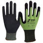 NITRAS SKIN FLEX CUT C, gants de protection contre les coupures, vert / noir