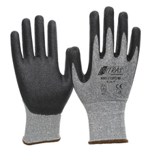 NITRAS CUT C NF, gants de protection contre les coupures, gris/noir