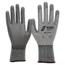 NITRAS CUT D, gants de protection contre les coupures, gris / gris