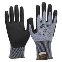 Gants de protection contre les coupures NITRAS TAEKI, bleu / noir