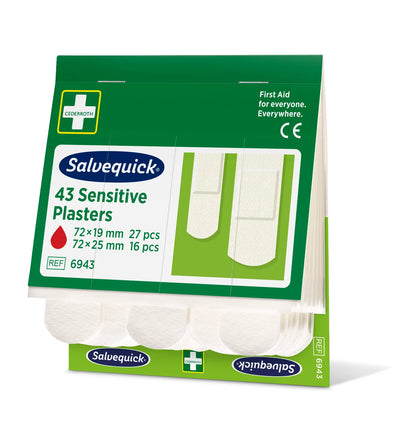 Pansements pour peaux sensibles, 43 pièces / recharge (non-tissé)  | Boîte (43 pièces)