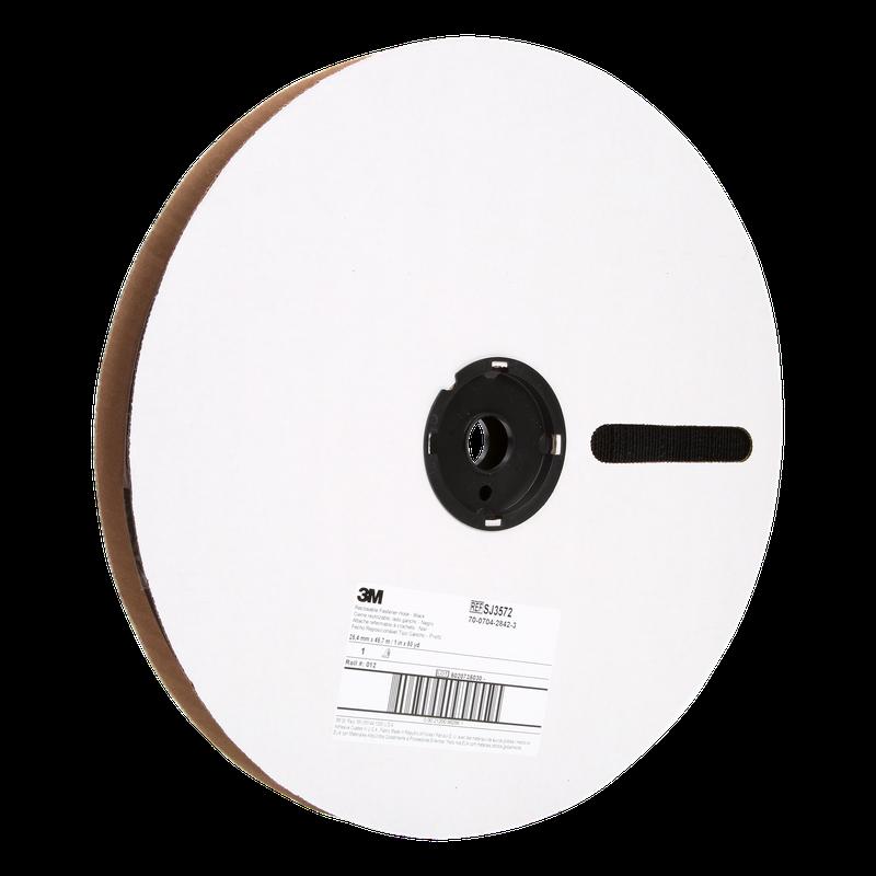 Ruban à crochets 3M™ SJ3572 noir - Fermetures Velcro amovibles