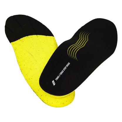 NITRAS ERGO STEP HIGH, semelle semi-orthopédique, noir/jaune