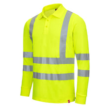 NITRAS MOTION TEX VIZ, polo manches longues haute visibilité