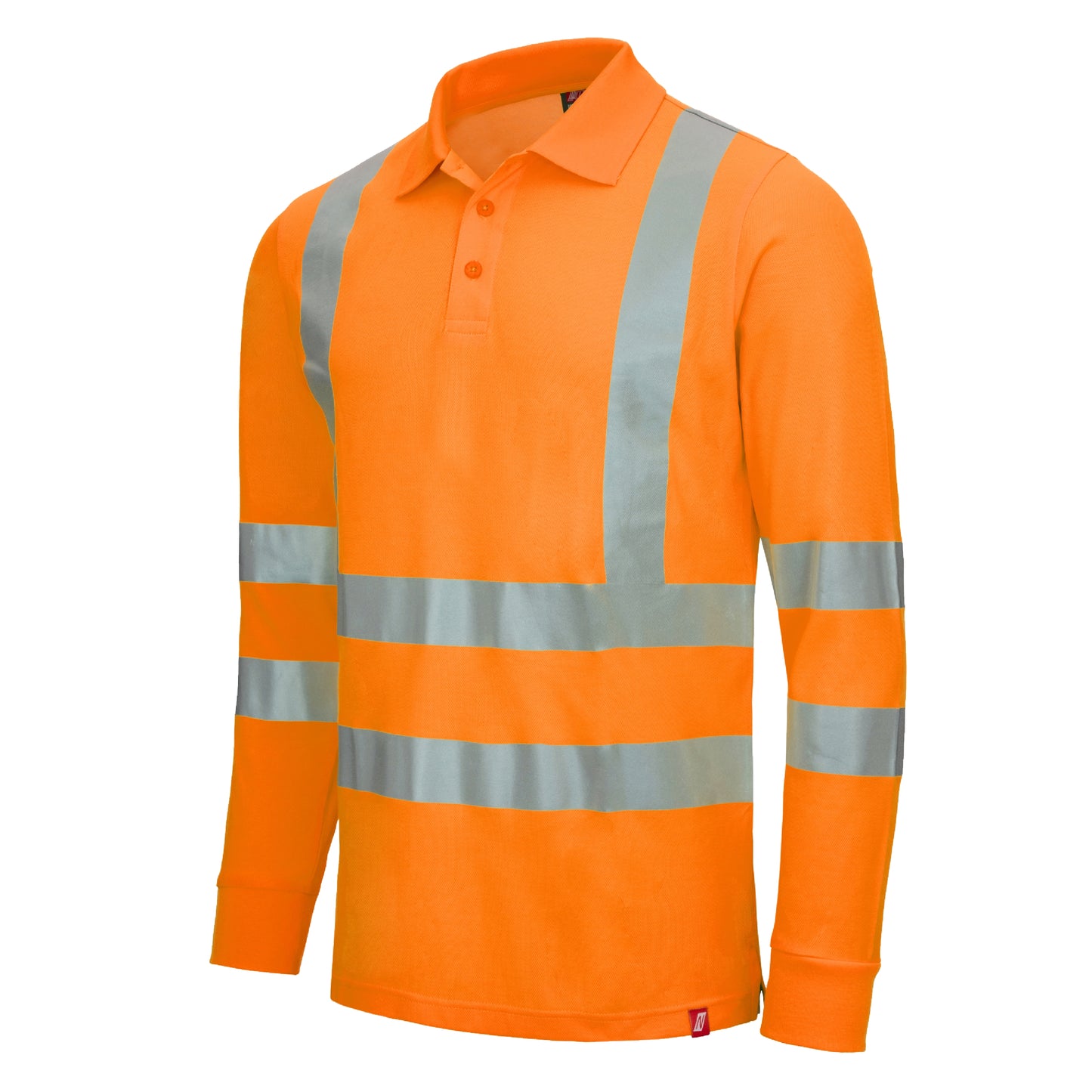 NITRAS MOTION TEX VIZ, polo manches longues haute visibilité