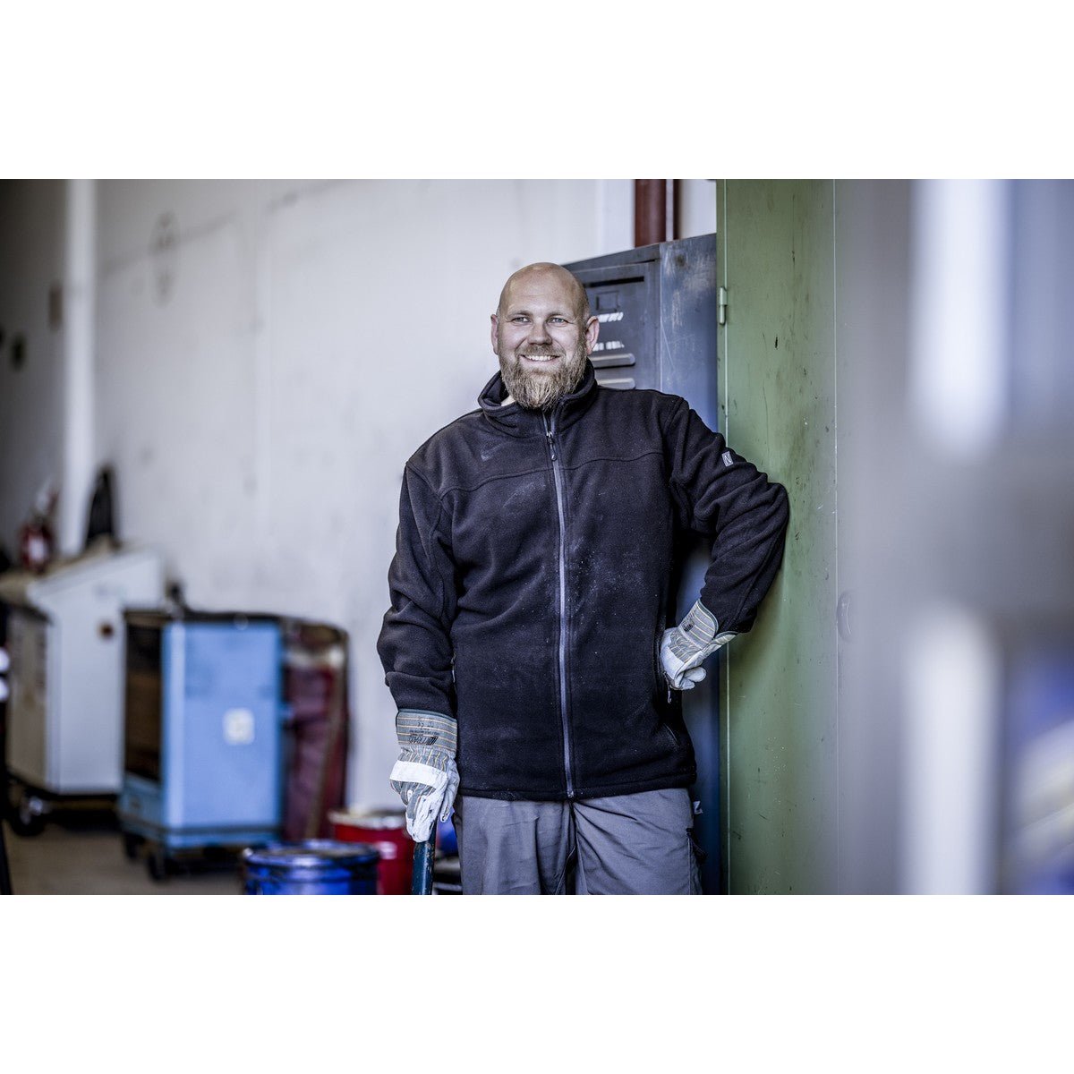 NITRAS MOTION TEX PLUS, veste polaire, noir