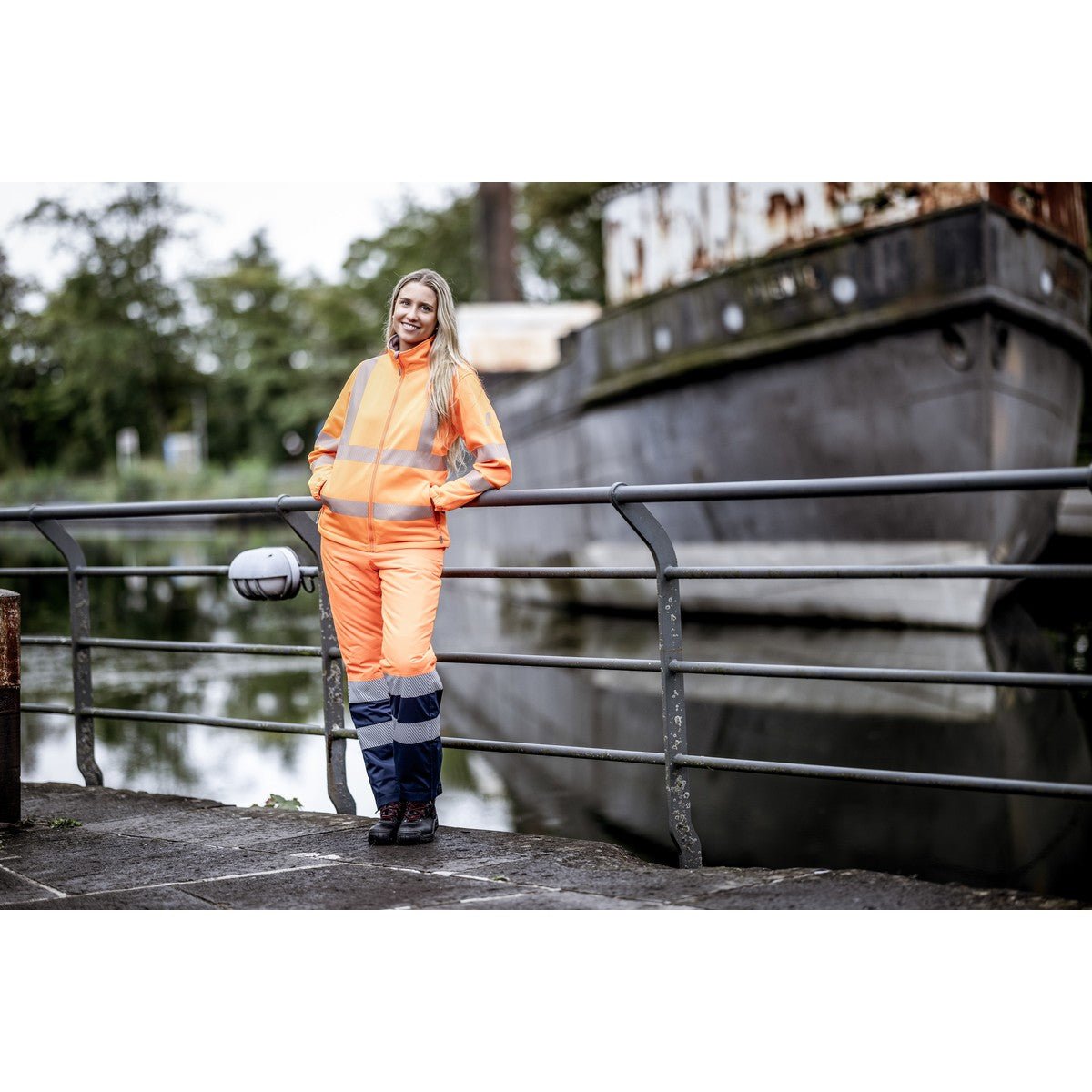 NITRAS MOTION TEX VIZ, pantalon hiver haute visibilité