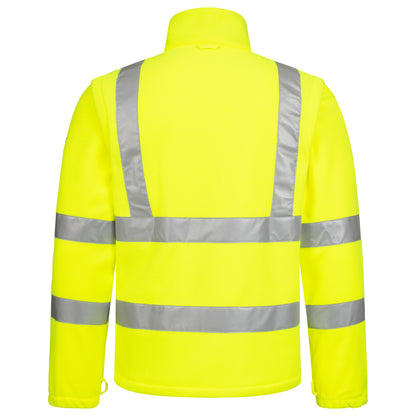 NITRAS MOTION TEX VIZ, veste polaire haute visibilité