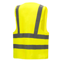 Gilet haute visibilité NITRAS, jaune fluo, EN ISO 13688, EN ISO 20471 Polyester : 100% | Paquet (1 pièce)