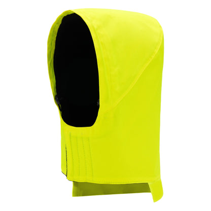 Capuche hiver amovible NITRAS, jaune fluo, polyester OEKO-TEX : 100% | Paquet (1 pièce)