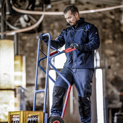 NITRAS MOTION TEX LIGHT, veste softshell, bleu marine