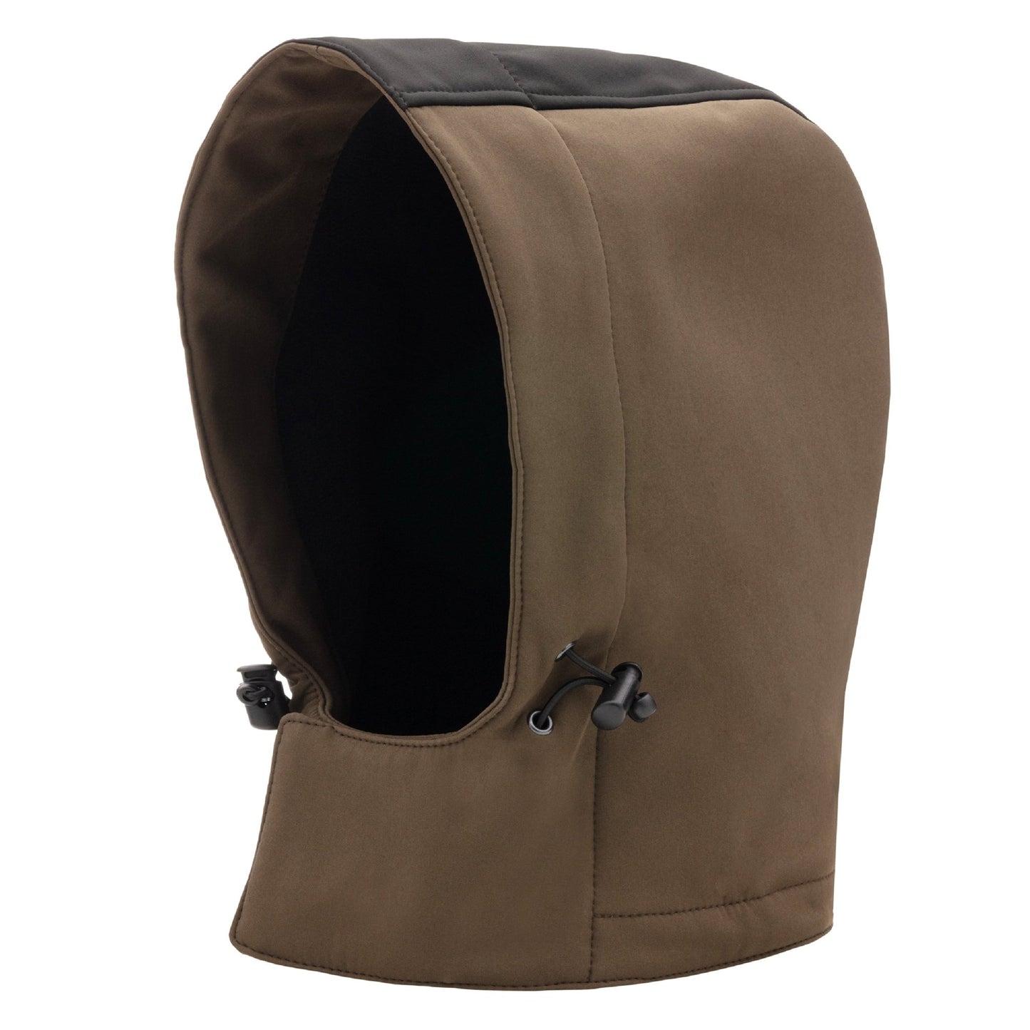 Capuche amovible NITRAS, marron/noir, polyester OEKO-TEX : 94% ; Élasthanne : 6% | Paquet (1 pièce)