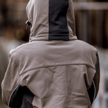 Capuche amovible NITRAS, marron/noir, polyester OEKO-TEX : 94% ; Élasthanne : 6% | Paquet (1 pièce)