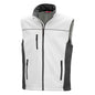 NITRAS MOTION TEX LIGHT, gilet softshell, blanc / gris