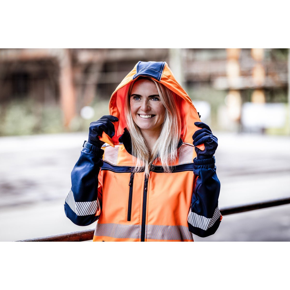 NITRAS MOTION TEX VIZ, veste softshell haute visibilité