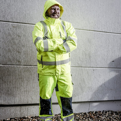 NITRAS MOTION TEX VIZ PLUS, veste de pluie haute visibilité