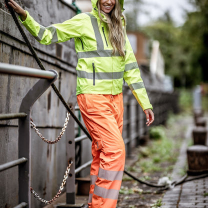 NITRAS MOTION TEX VIZ PLUS, pantalon de pluie haute visibilité