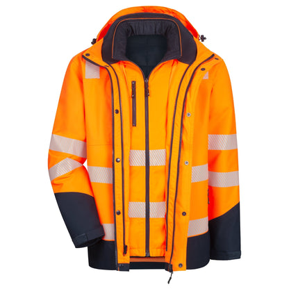 NITRAS MOTION TEX VIZ PLUS, veste multifonction haute visibilité