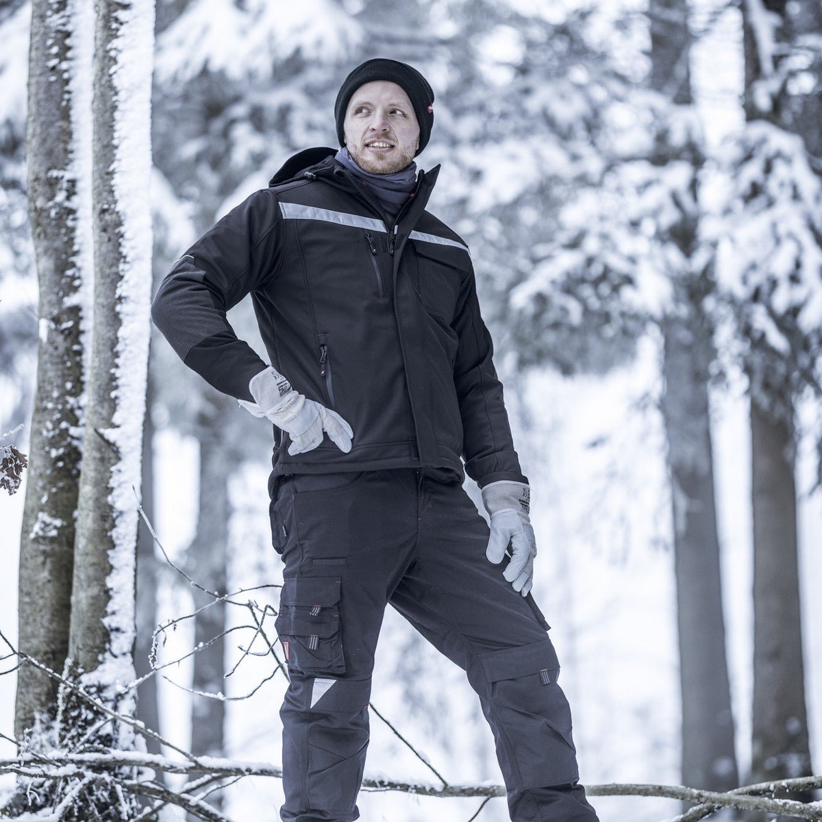 NITRAS MOTION TEX PLUS, veste d'hiver, noir