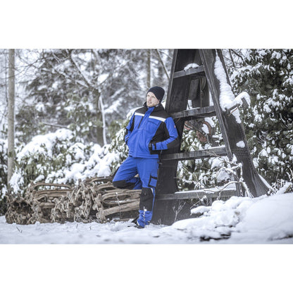 NITRAS MOTION TEX PRO FX, pantalon de travail, long, bleu roi / noir