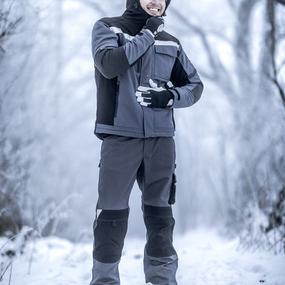 NITRAS MOTION TEX PLUS, veste d'hiver, gris / noir