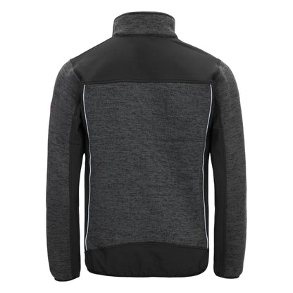 NITRAS MOTION TEX PLUS, veste softshell tricotée, noir
