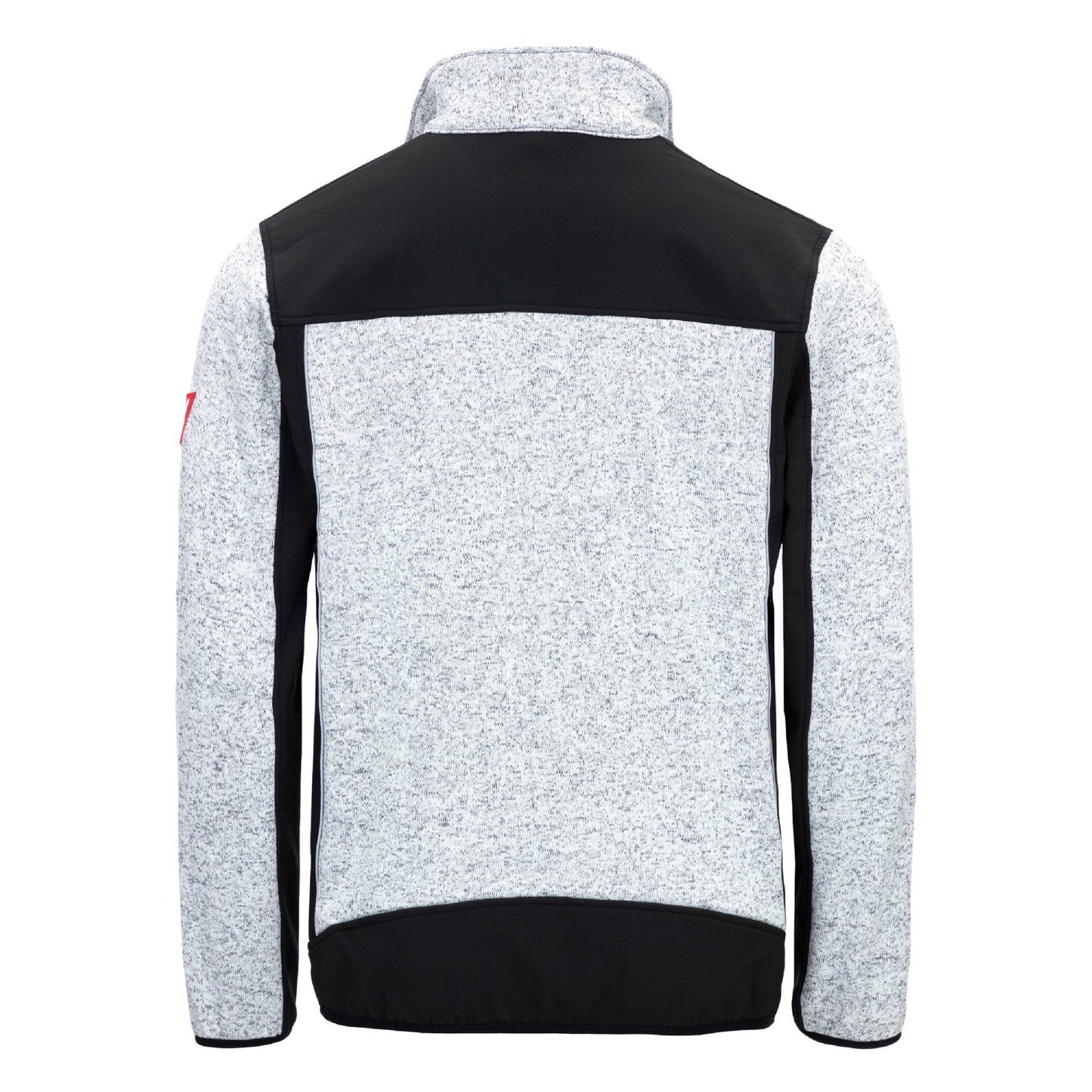 NITRAS MOTION TEX PLUS, veste softshell tricotée, gris clair / noir