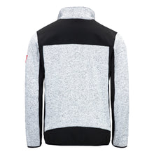 NITRAS MOTION TEX PLUS, veste softshell tricotée, gris clair / noir